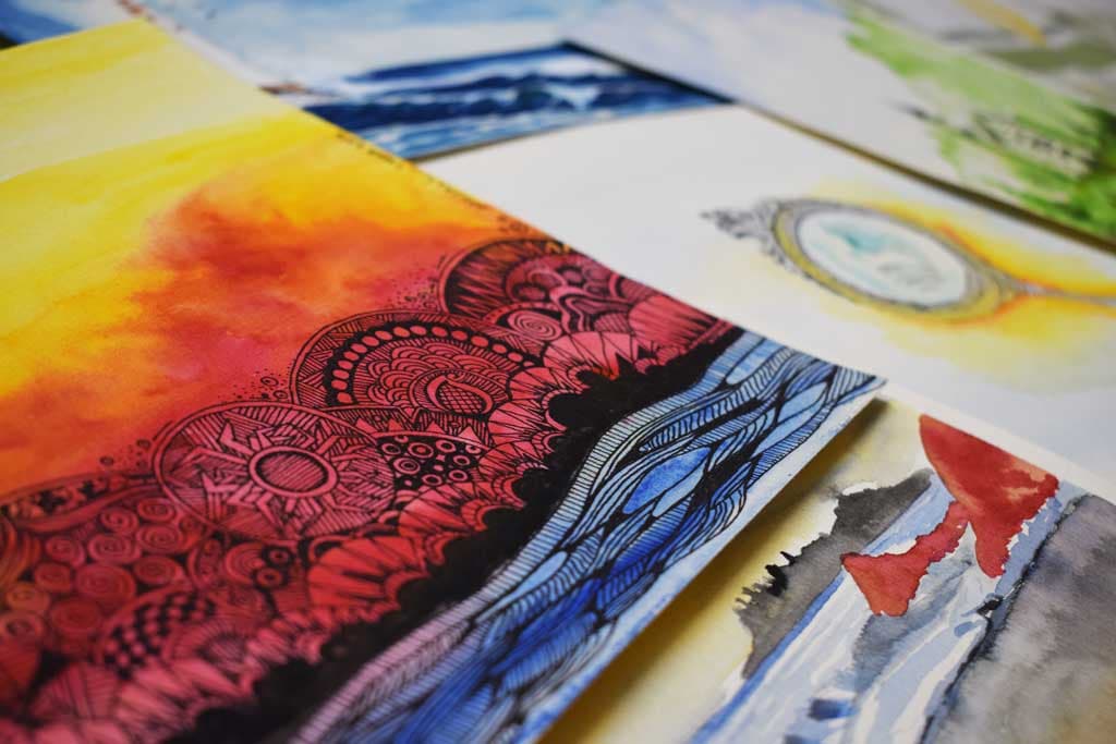 THE FIRST TIME EVER I TOUCHED WATERCOLOURS