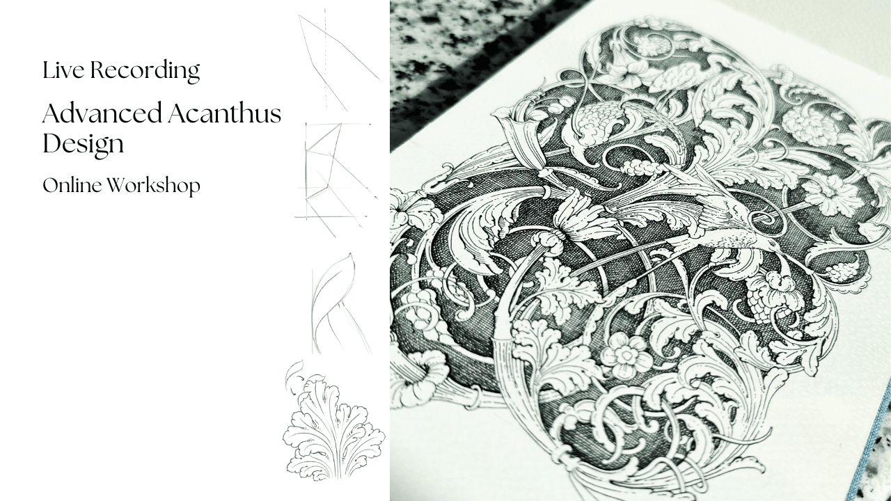 Advanced Acanthus Scrollwork and Composition